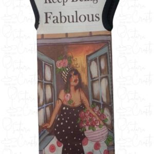 Wine Bag Printed Keep Being Fabulous