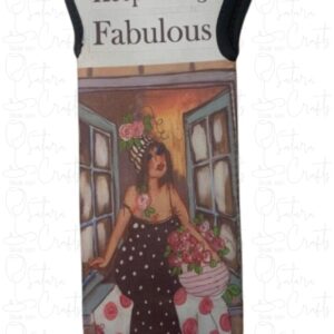 Wine Bag Printed Fabulous