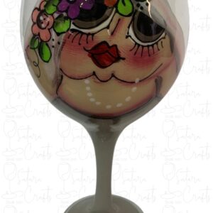 Gin glass Fatlady Grey