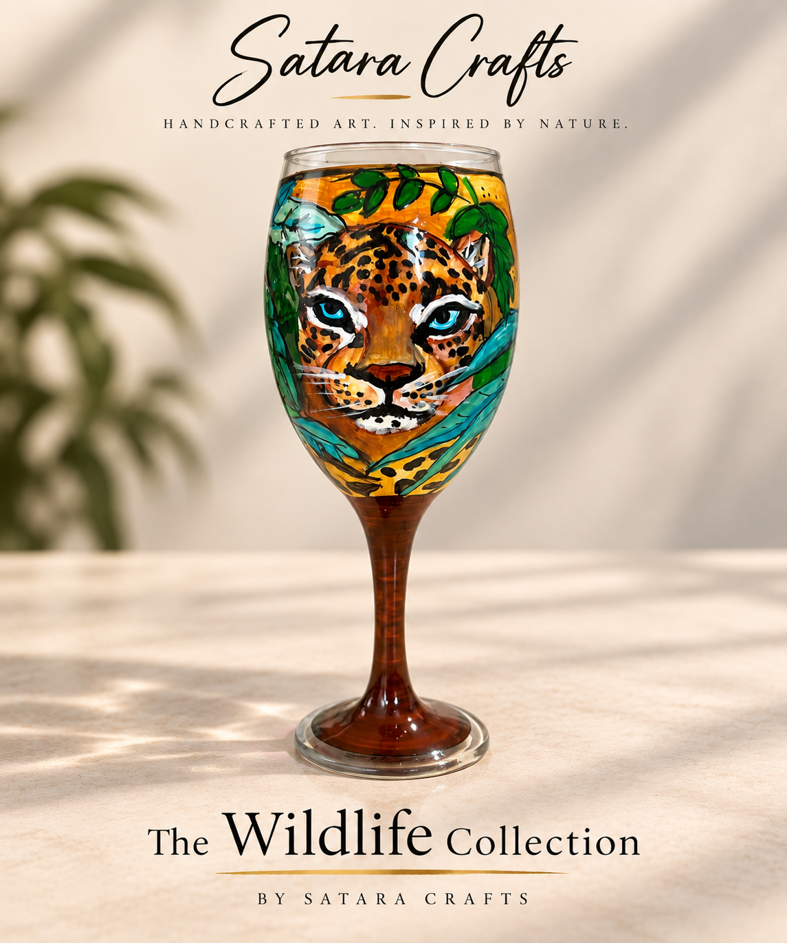Leopard Empire Glass